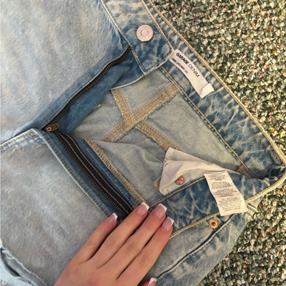 Garage High Rise Light Blue Jeans